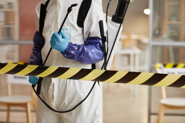 Professional Hoarding Cleanup technician working in Keyport, NJ